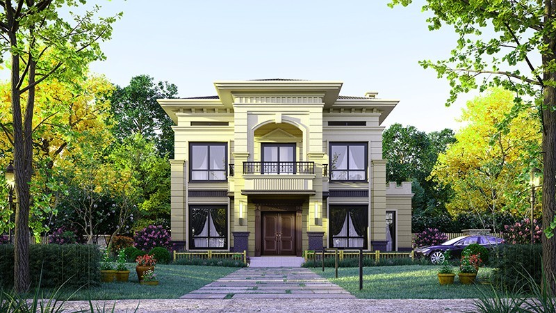 新津中式合院住宅，开放庭院与邻里乡亲更亲近